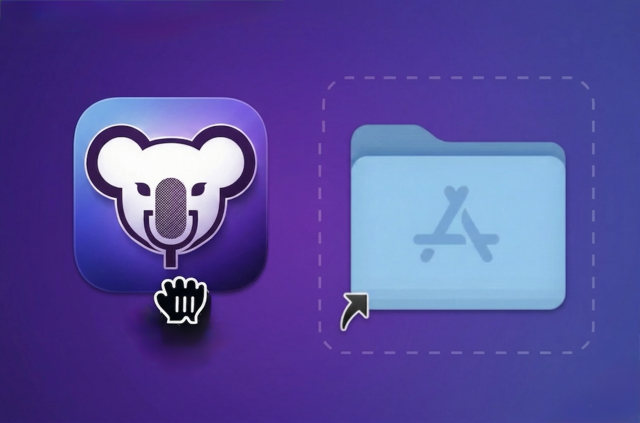 Drag the COALA-LiVE app icon into Applications.