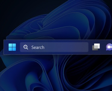 Windows taskbar search opening Control Panel